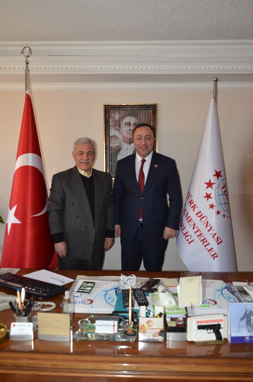 Anar Əsədli Türk Dünyası Parlamentarilər Birliyinin Başqanı ilə görüşüb 