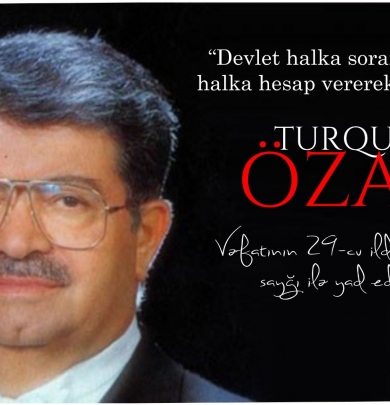 Turqut Özalın vəfatından 29 il ötür