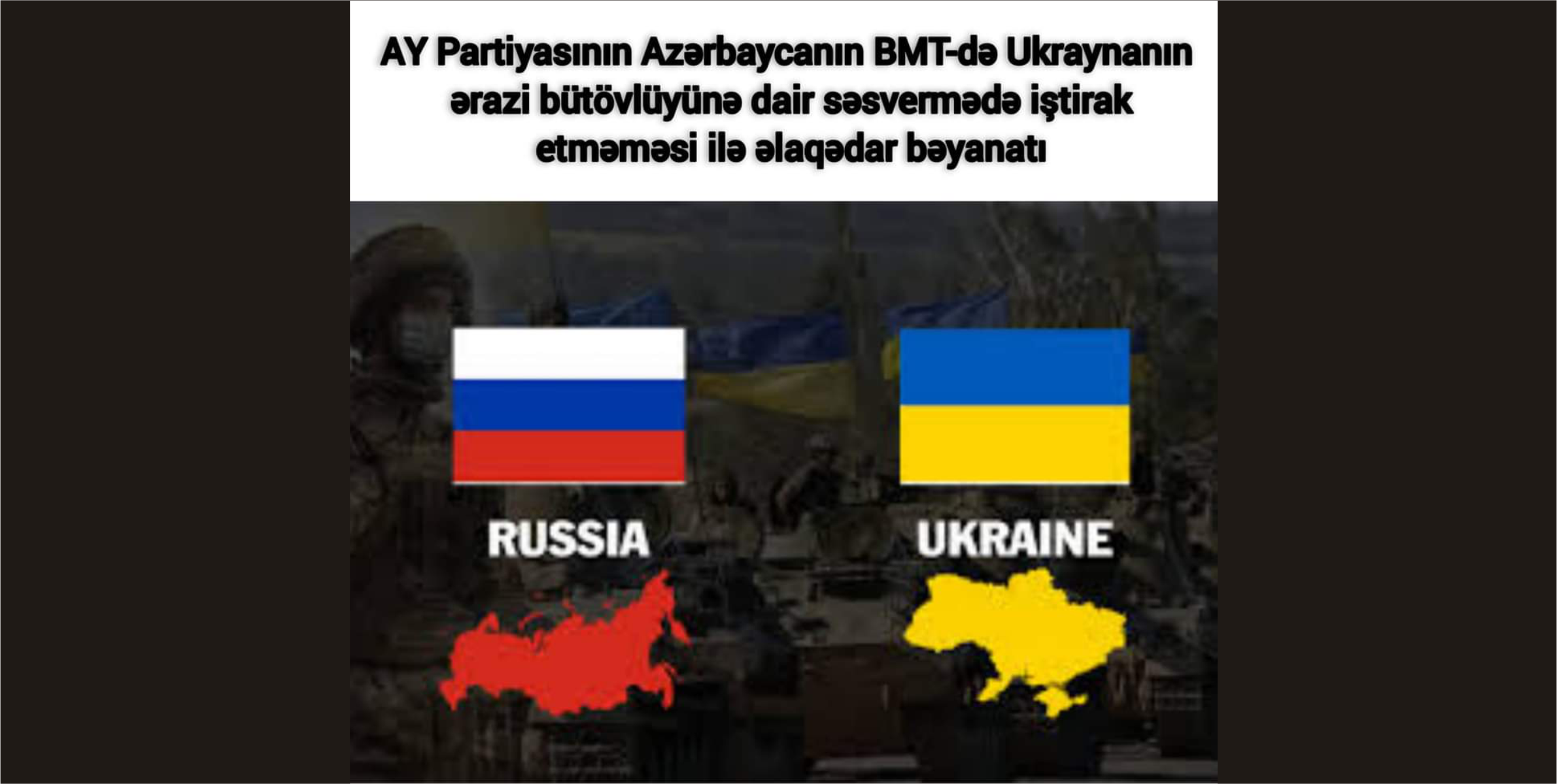 AY Partiyanın bəyanatı