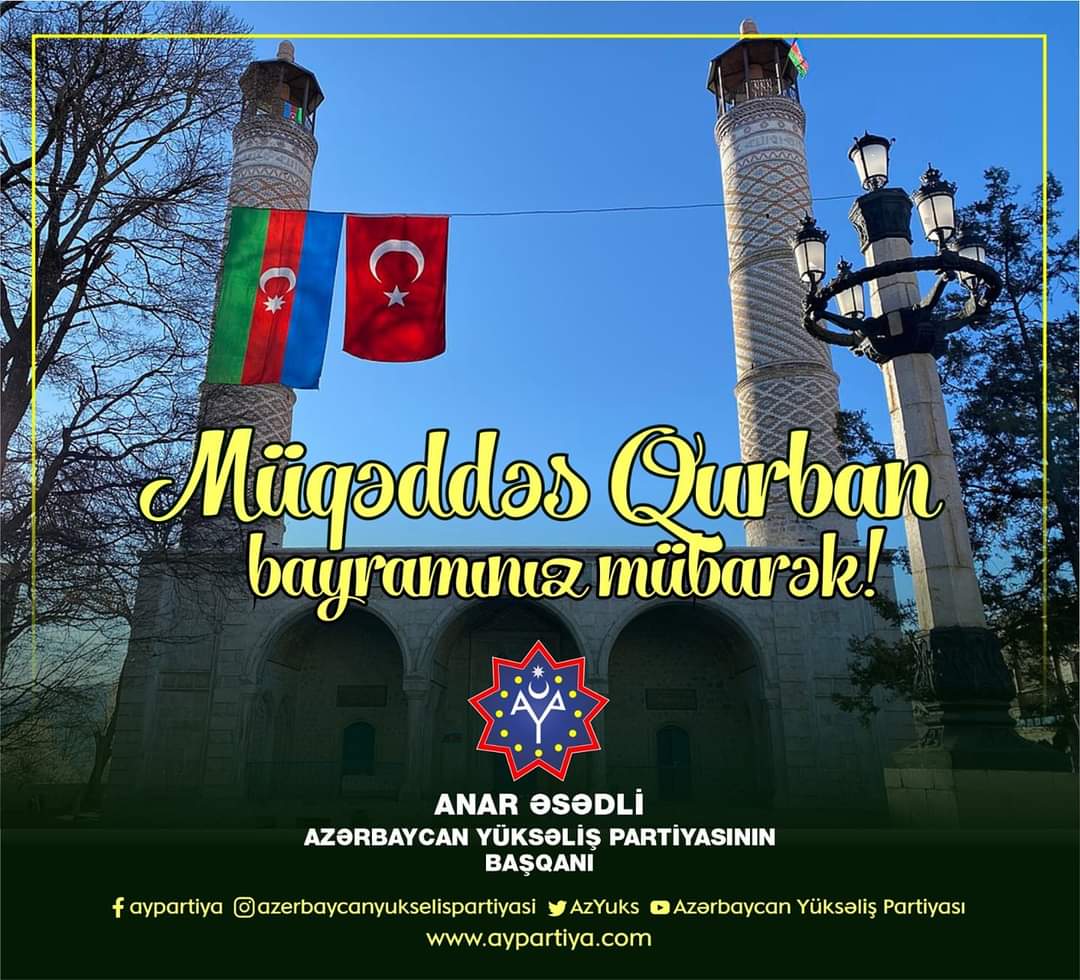 Qurban bayramı təbriki